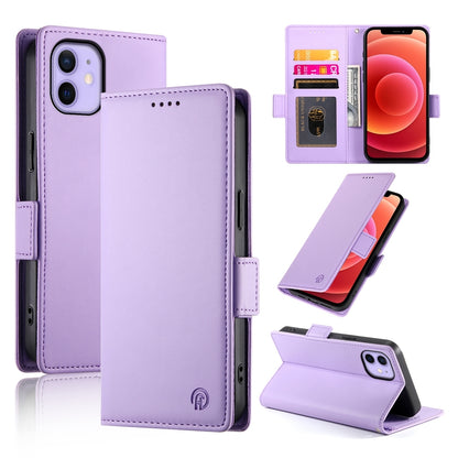 iPhone 12/12 Pro Wallet Case - Luxury Magnetic PU Leather Flip Cover with Card Slots, Stand & Shockproof Protection