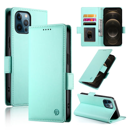 iPhone 12 Pro Max Wallet Case - Luxury Magnetic PU Leather Flip Cover with Card Slots, Stand & Shockproof Protection