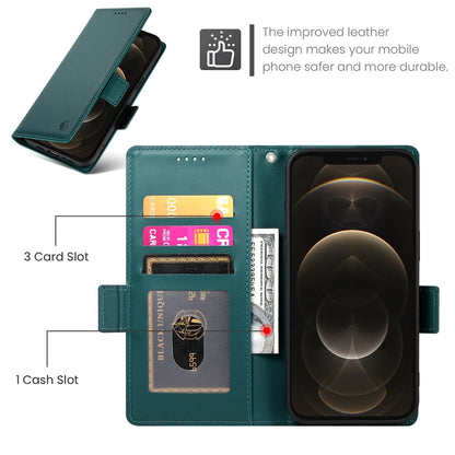 iPhone 12 Pro Max Wallet Case - Luxury Magnetic PU Leather Flip Cover with Card Slots, Stand & Shockproof Protection