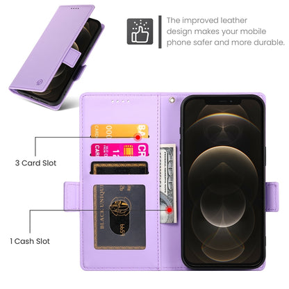 iPhone 12 Pro Max Wallet Case - Luxury Magnetic PU Leather Flip Cover with Card Slots, Stand & Shockproof Protection