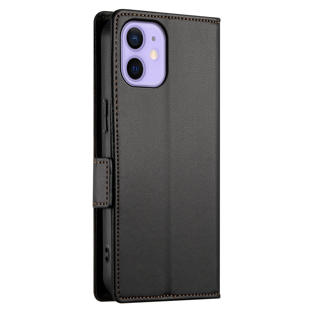 iPhone 12 mini Wallet Case - Luxury Magnetic PU Leather Flip Cover with Card Slots, Stand & Shockproof Protection