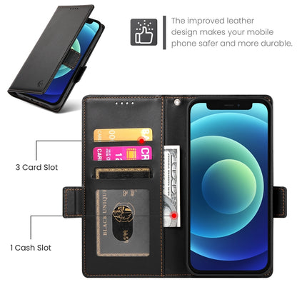 iPhone 12 mini Wallet Case - Luxury Magnetic PU Leather Flip Cover with Card Slots, Stand & Shockproof Protection