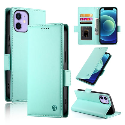 iPhone 12 mini Wallet Case - Luxury Magnetic PU Leather Flip Cover with Card Slots, Stand & Shockproof Protection