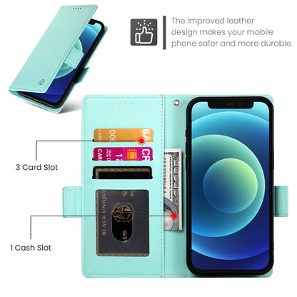 iPhone 12 mini Wallet Case - Luxury Magnetic PU Leather Flip Cover with Card Slots, Stand & Shockproof Protection