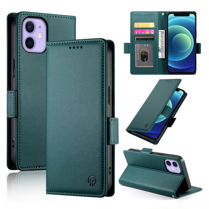 iPhone 12 mini Wallet Case - Luxury Magnetic PU Leather Flip Cover with Card Slots, Stand & Shockproof Protection