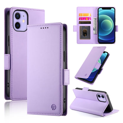 iPhone 12 mini Wallet Case - Luxury Magnetic PU Leather Flip Cover with Card Slots, Stand & Shockproof Protection