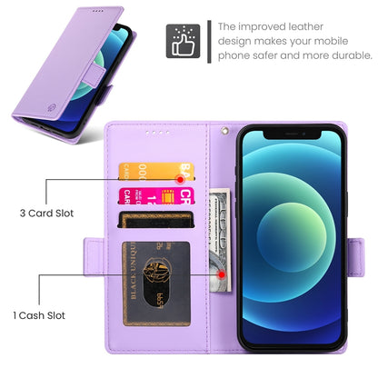 iPhone 12 mini Wallet Case - Luxury Magnetic PU Leather Flip Cover with Card Slots, Stand & Shockproof Protection