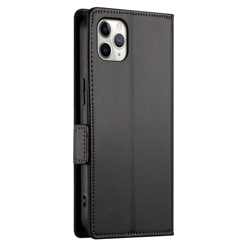 iPhone 11 Pro Max Wallet Case - Luxury Magnetic PU Leather Flip Cover with Card Slots, Stand & Shockproof Protection