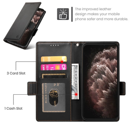 iPhone 11 Pro Max Wallet Case - Luxury Magnetic PU Leather Flip Cover with Card Slots, Stand & Shockproof Protection