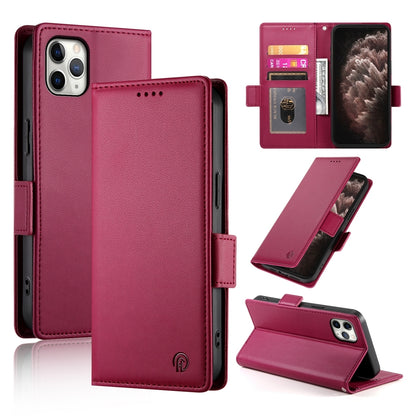 iPhone 11 Pro Max Wallet Case - Luxury Magnetic PU Leather Flip Cover with Card Slots, Stand & Shockproof Protection