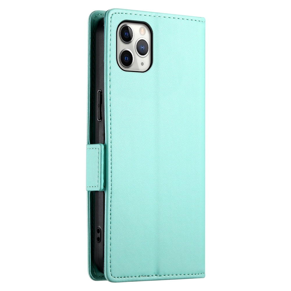 iPhone 11 Pro Max Wallet Case - Luxury Magnetic PU Leather Flip Cover with Card Slots, Stand & Shockproof Protection