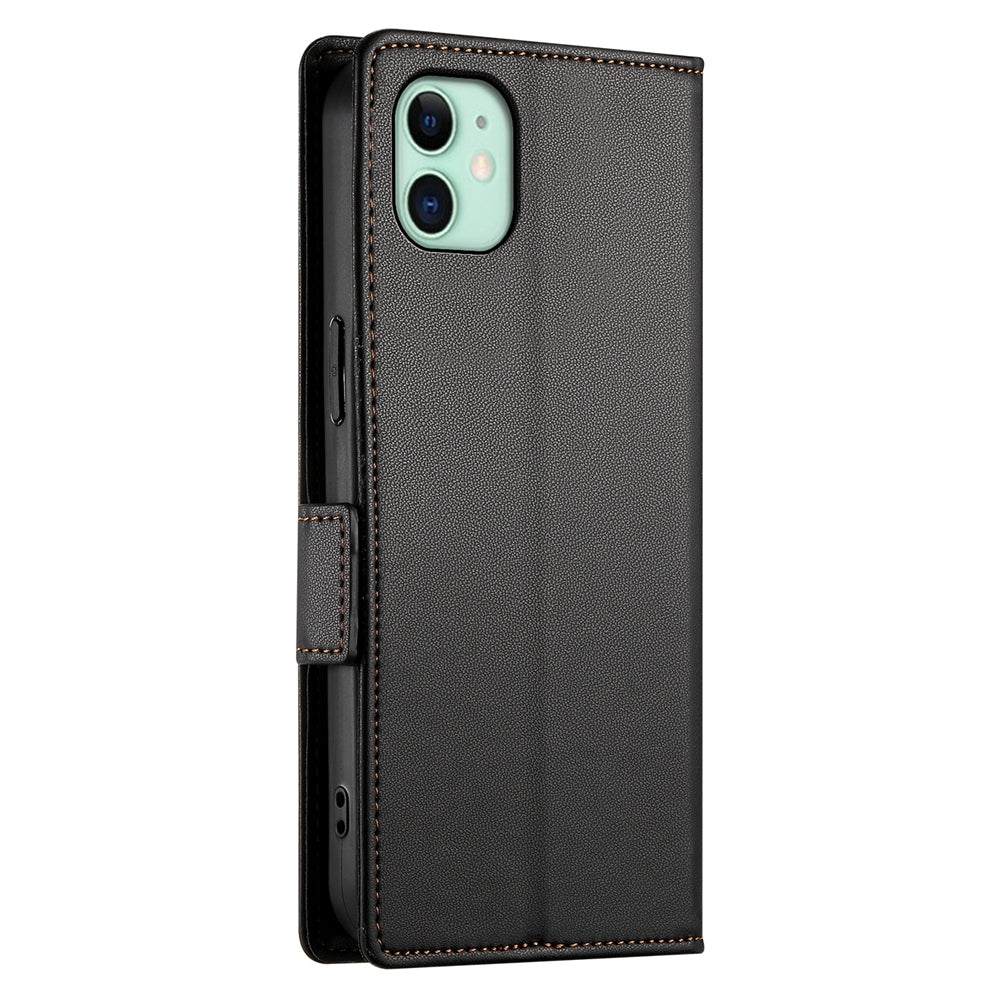 iPhone 11 Wallet Case - Luxury Magnetic PU Leather Flip Cover with Card Slots, Stand & Shockproof Protection