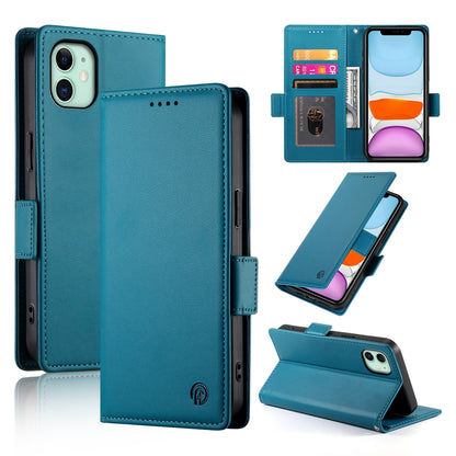 iPhone 11 Wallet Case - Luxury Magnetic PU Leather Flip Cover with Card Slots, Stand & Shockproof Protection