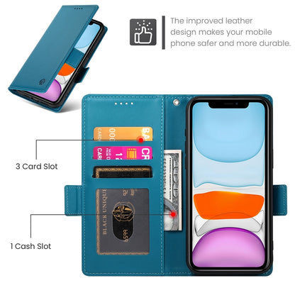 iPhone 11 Wallet Case - Luxury Magnetic PU Leather Flip Cover with Card Slots, Stand & Shockproof Protection