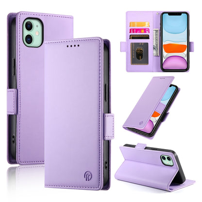 iPhone 11 Wallet Case - Luxury Magnetic PU Leather Flip Cover with Card Slots, Stand & Shockproof Protection