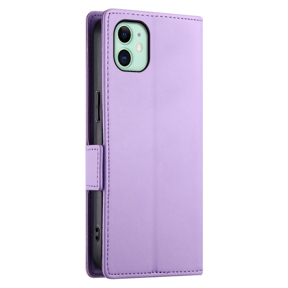 iPhone 11 Wallet Case - Luxury Magnetic PU Leather Flip Cover with Card Slots, Stand & Shockproof Protection