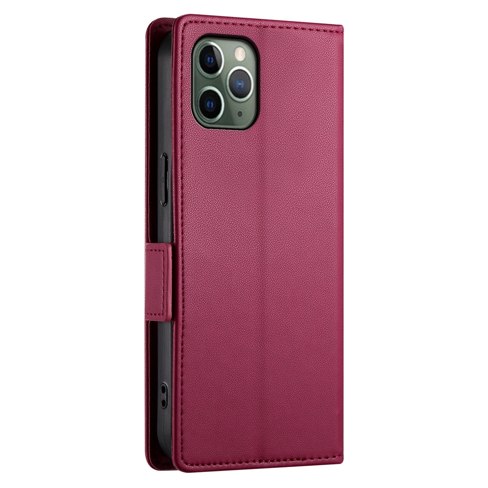 iPhone 11 Pro Wallet Case - Luxury Magnetic PU Leather Flip Cover with Card Slots, Stand & Shockproof Protection