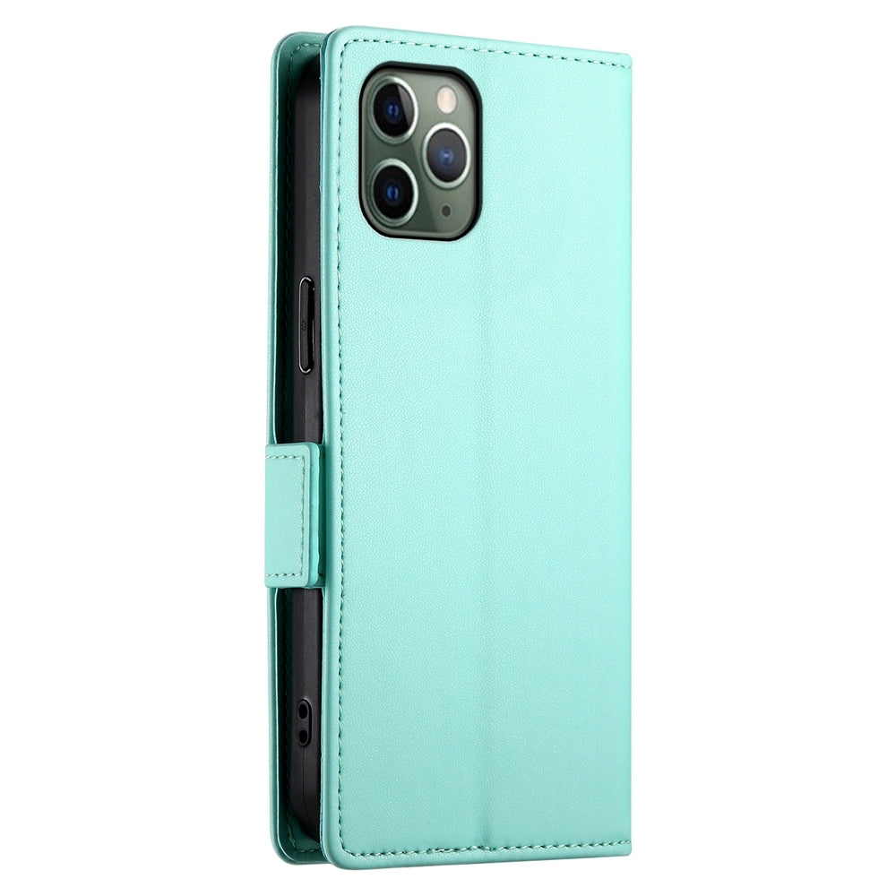 iPhone 11 Pro Wallet Case - Luxury Magnetic PU Leather Flip Cover with Card Slots, Stand & Shockproof Protection