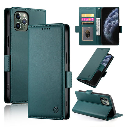 iPhone 11 Pro Wallet Case - Luxury Magnetic PU Leather Flip Cover with Card Slots, Stand & Shockproof Protection