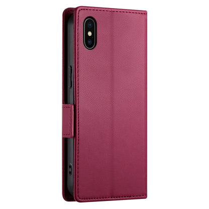 iPhone X/XS Wallet Case - Luxury Magnetic PU Leather Flip Cover with Card Slots, Stand & Shockproof Protection