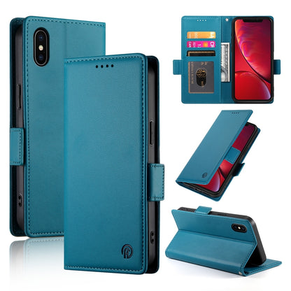 iPhone X/XS Wallet Case - Luxury Magnetic PU Leather Flip Cover with Card Slots, Stand & Shockproof Protection