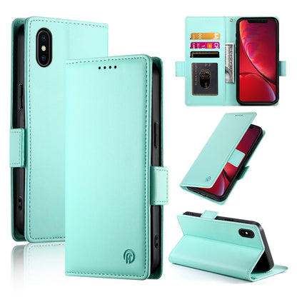 iPhone X/XS Wallet Case - Luxury Magnetic PU Leather Flip Cover with Card Slots, Stand & Shockproof Protection