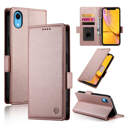 iPhone XR Wallet Case - Luxury Magnetic PU Leather Flip Cover with Card Slots, Stand & Shockproof Protection