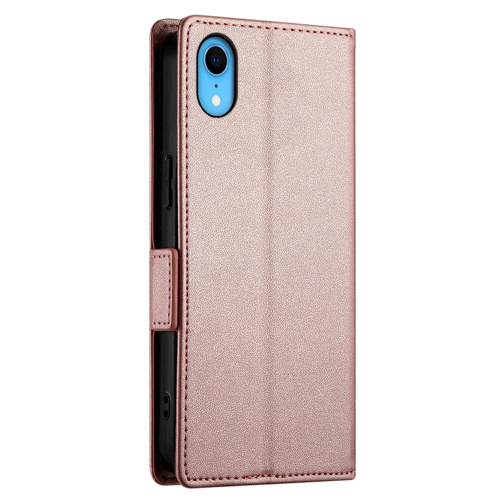 iPhone XR Wallet Case - Luxury Magnetic PU Leather Flip Cover with Card Slots, Stand & Shockproof Protection