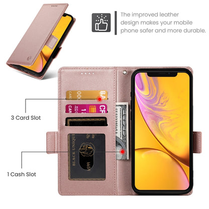 iPhone XR Wallet Case - Luxury Magnetic PU Leather Flip Cover with Card Slots, Stand & Shockproof Protection