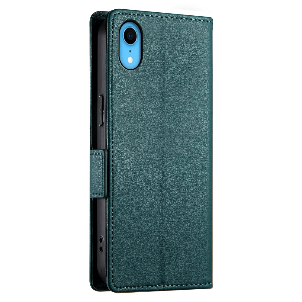 iPhone XR Wallet Case - Luxury Magnetic PU Leather Flip Cover with Card Slots, Stand & Shockproof Protection
