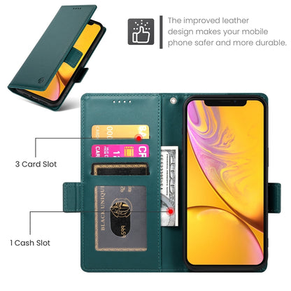 iPhone XR Wallet Case - Luxury Magnetic PU Leather Flip Cover with Card Slots, Stand & Shockproof Protection