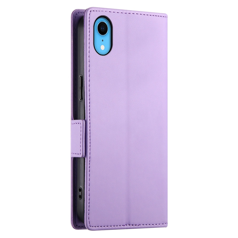 iPhone XR Wallet Case - Luxury Magnetic PU Leather Flip Cover with Card Slots, Stand & Shockproof Protection