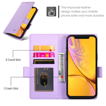iPhone XR Wallet Case - Luxury Magnetic PU Leather Flip Cover with Card Slots, Stand & Shockproof Protection