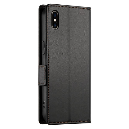iPhone XS Max Wallet Case - Luxury Magnetic PU Leather Flip Cover with Card Slots, Stand & Shockproof Protection