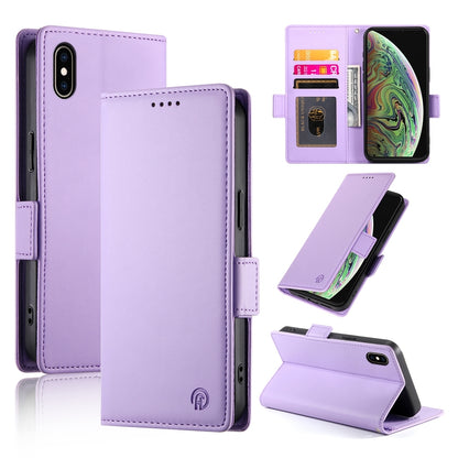 iPhone XS Max Wallet Case - Luxury Magnetic PU Leather Flip Cover with Card Slots, Stand & Shockproof Protection