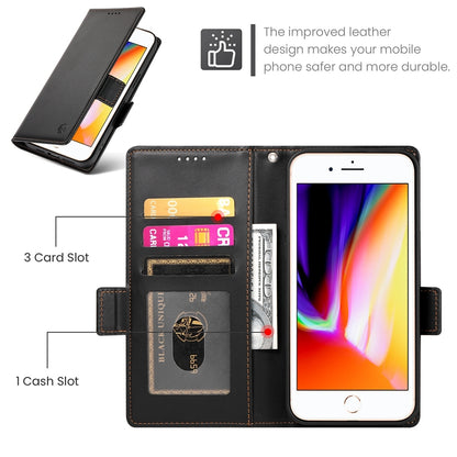 iPhone 7 Plus Wallet Case - Luxury Magnetic PU Leather Flip Cover with Card Slots, Stand & Shockproof Protection