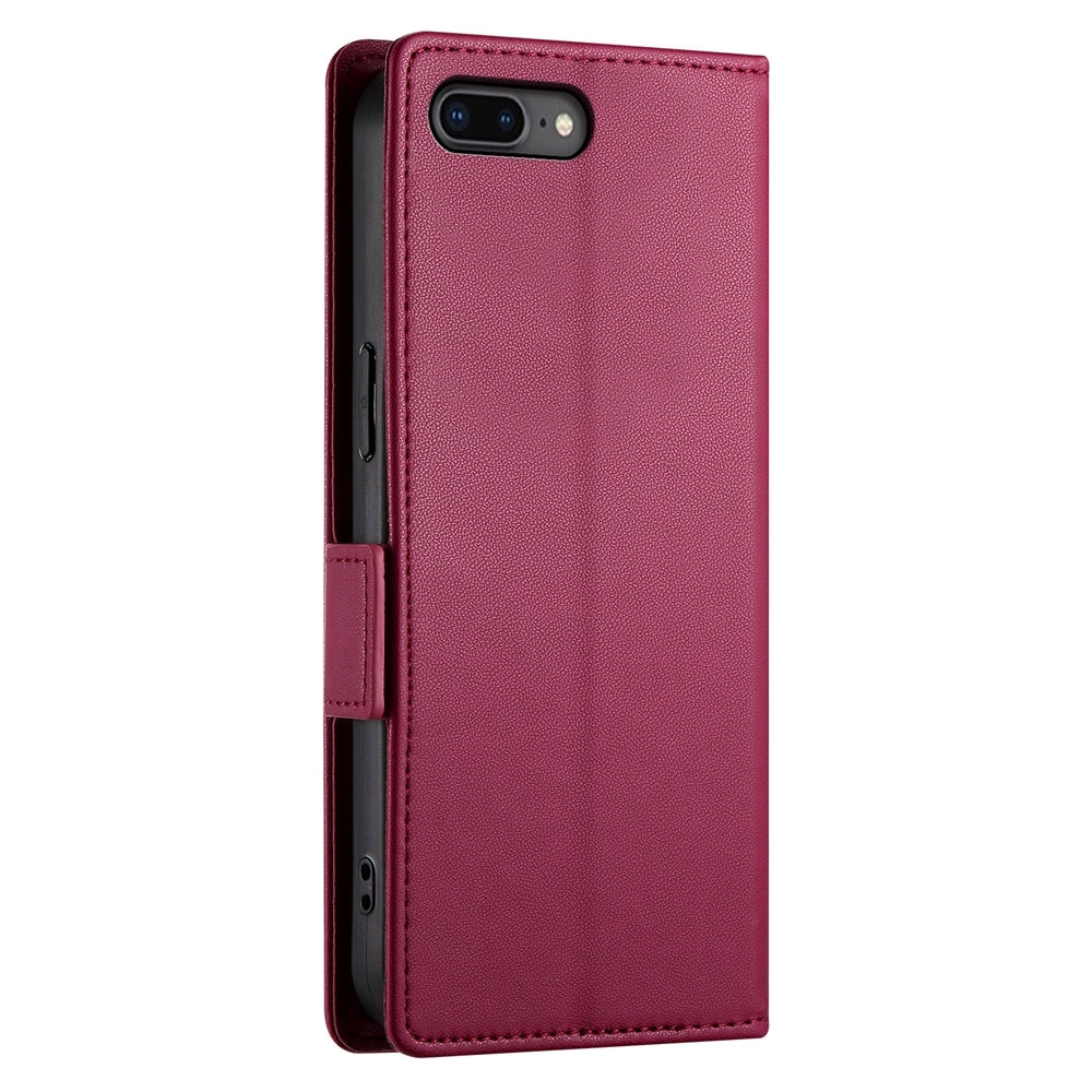 iPhone 7 Plus Wallet Case - Luxury Magnetic PU Leather Flip Cover with Card Slots, Stand & Shockproof Protection