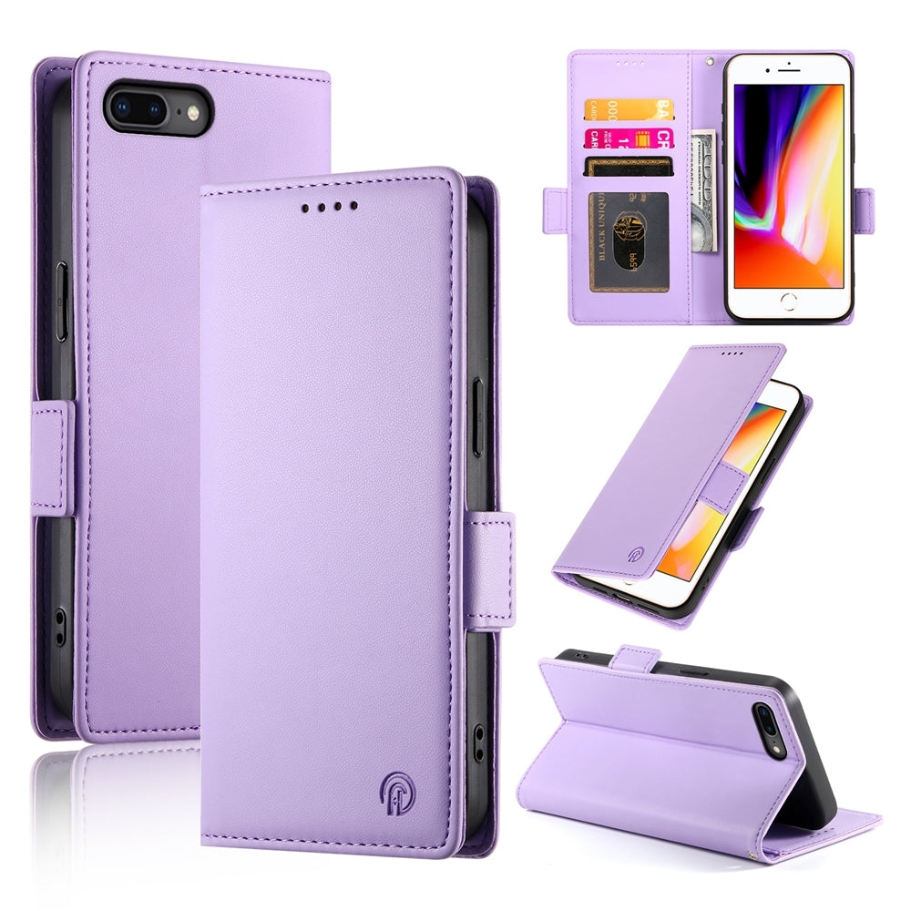 iPhone 7 Plus Wallet Case - Luxury Magnetic PU Leather Flip Cover with Card Slots, Stand & Shockproof Protection