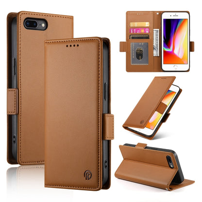 iPhone 8 Plus Wallet Case - Luxury Magnetic PU Leather Flip Cover with Card Slots, Stand & Shockproof Protection