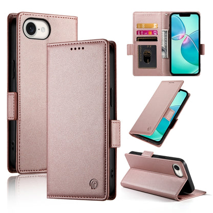 iPhone SE 2024 Wallet Case - Luxury Magnetic PU Leather Flip Cover with Card Slots, Stand & Shockproof Protection
