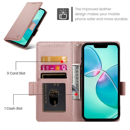 iPhone SE 2024 Wallet Case - Luxury Magnetic PU Leather Flip Cover with Card Slots, Stand & Shockproof Protection