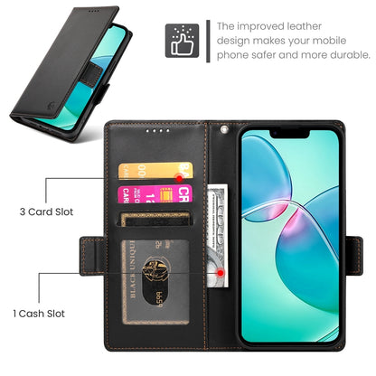 iPhone SE 2024 Wallet Case - Luxury Magnetic PU Leather Flip Cover with Card Slots, Stand & Shockproof Protection