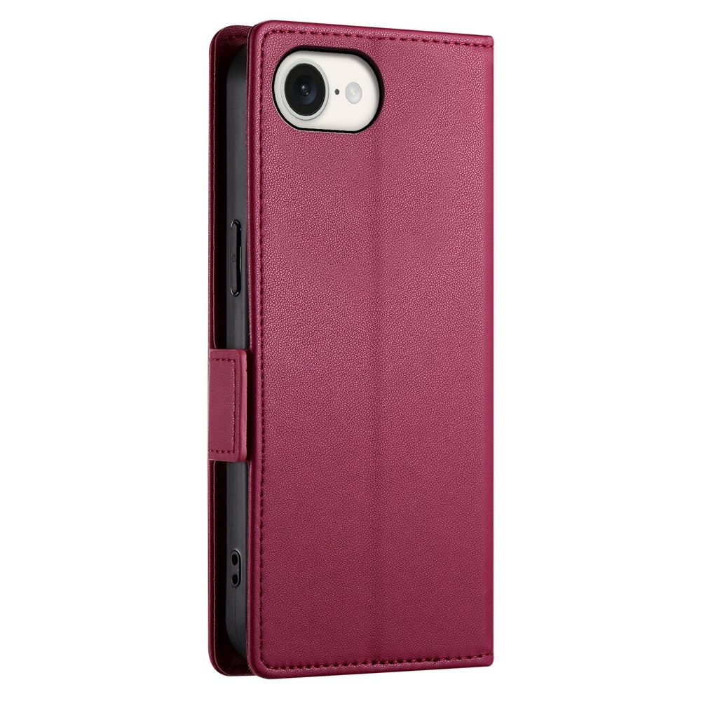 iPhone SE 2024 Wallet Case - Luxury Magnetic PU Leather Flip Cover with Card Slots, Stand & Shockproof Protection