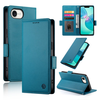 iPhone SE 2024 Wallet Case - Luxury Magnetic PU Leather Flip Cover with Card Slots, Stand & Shockproof Protection