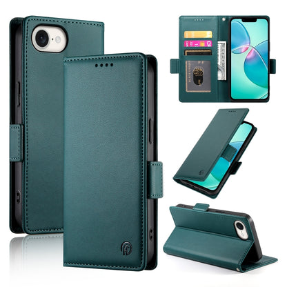iPhone SE 2024 Wallet Case - Luxury Magnetic PU Leather Flip Cover with Card Slots, Stand & Shockproof Protection