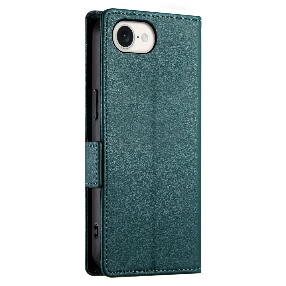 iPhone SE 2024 Wallet Case - Luxury Magnetic PU Leather Flip Cover with Card Slots, Stand & Shockproof Protection