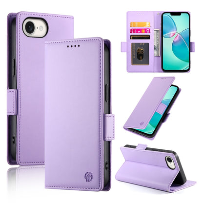 iPhone SE 2024 Wallet Case - Luxury Magnetic PU Leather Flip Cover with Card Slots, Stand & Shockproof Protection