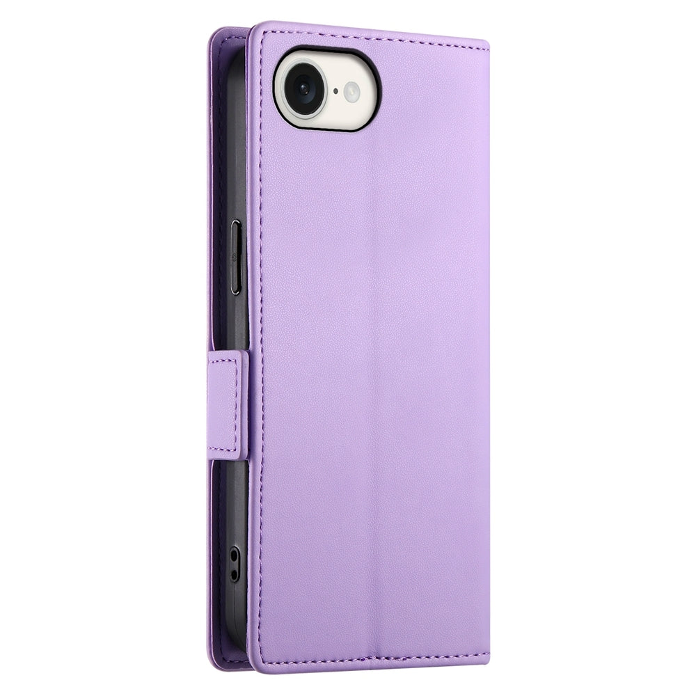 iPhone SE 2024 Wallet Case - Luxury Magnetic PU Leather Flip Cover with Card Slots, Stand & Shockproof Protection
