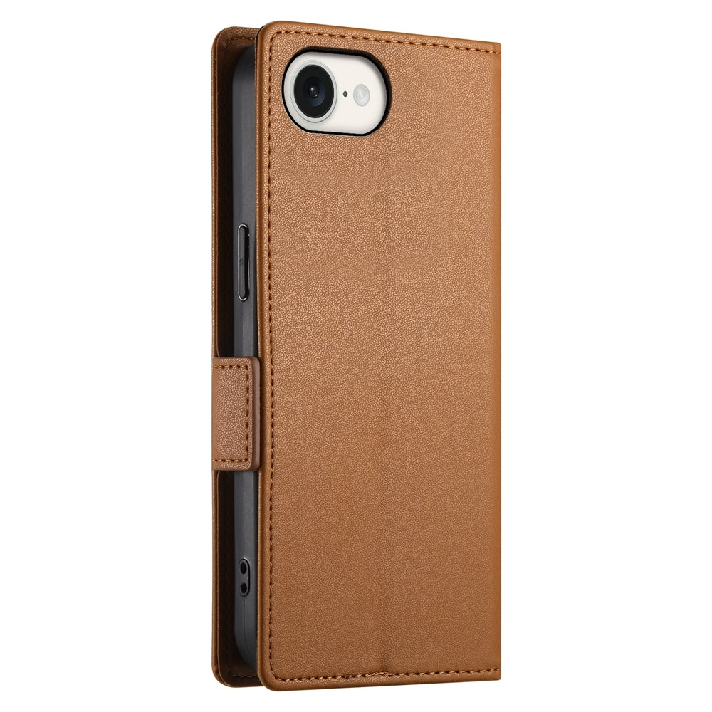 iPhone SE 2024 Wallet Case - Luxury Magnetic PU Leather Flip Cover with Card Slots, Stand & Shockproof Protection