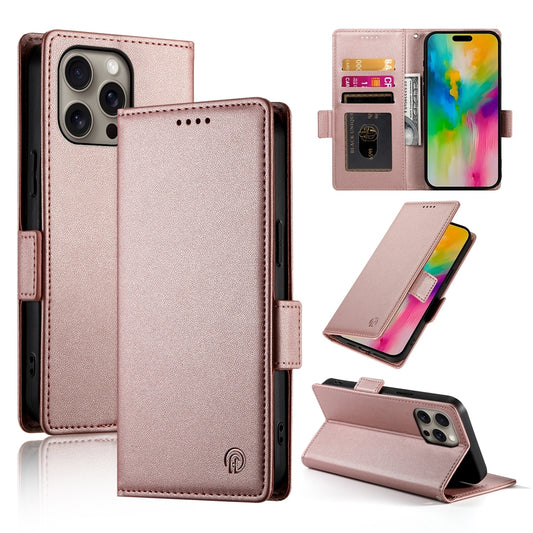 iPhone 16 Pro Max Wallet Case - Luxury Magnetic PU Leather Flip Cover with Card Slots, Stand & Shockproof Protection